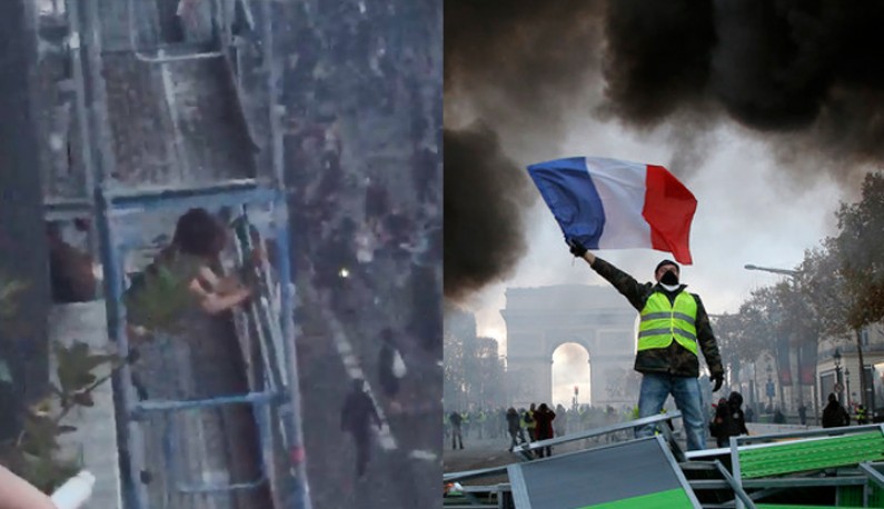 [歐美] 法國大暴動~下面在暴動，上面在前後動～