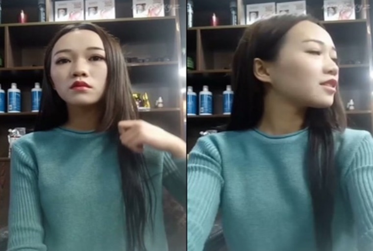 [中文主播外流]在美髮店認識的漂亮髮型設計師小姐姐，七夕節發大紅包換來的廁所尿尿摸B自拍