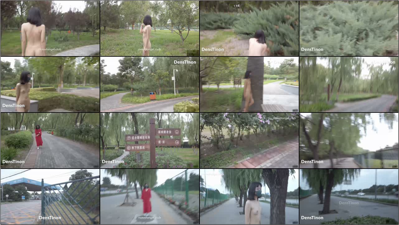 【北京天使】天使：Yuka 公園挑戰極限大白天全裸露出